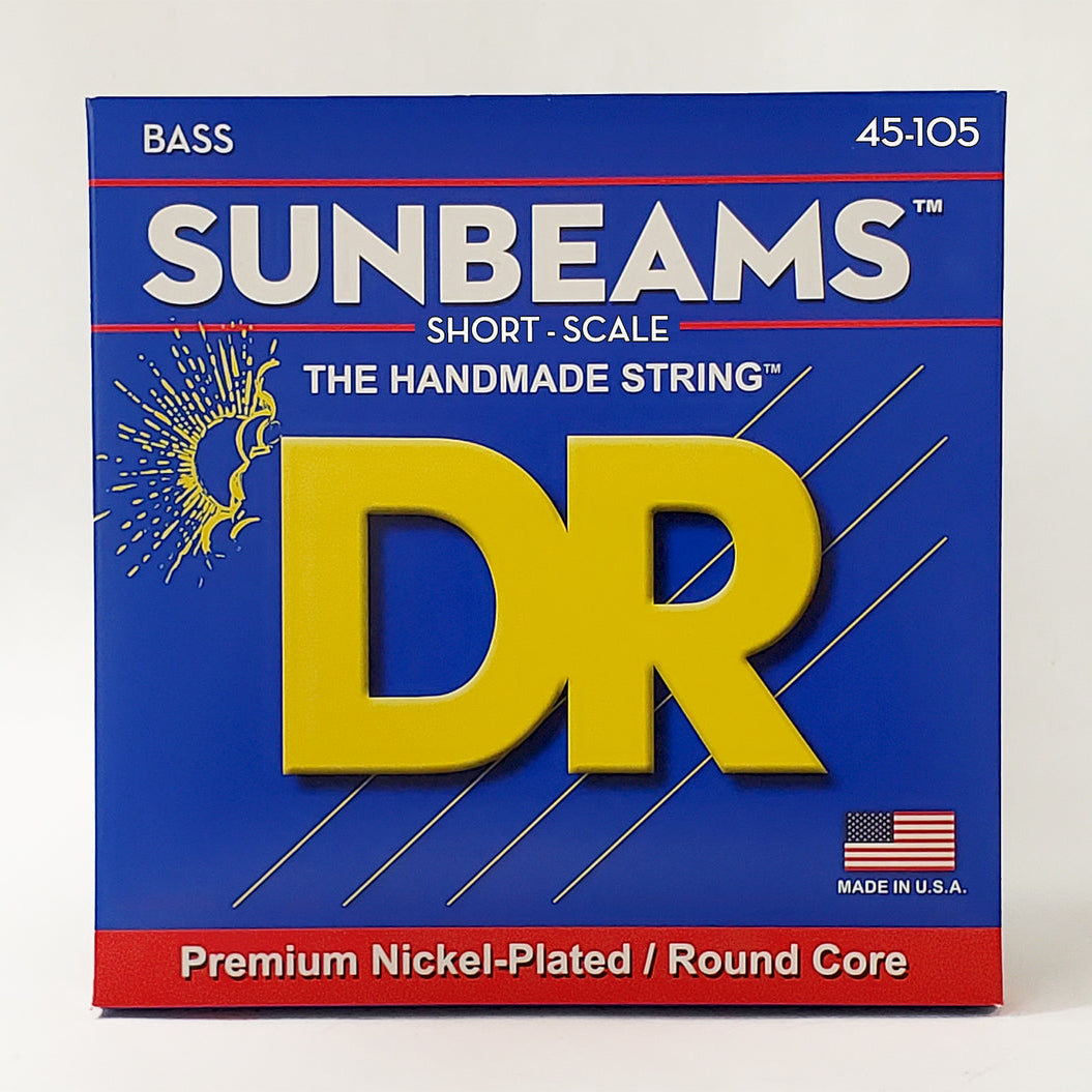 DR SNMR-45 Sunbeams Bass Strings, 4-String 45-105, Short Scale