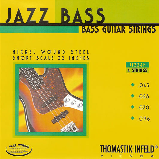 Thomastik-Infeld JF324H Jazz Flats, 4-String Short/Hofner .043-.096