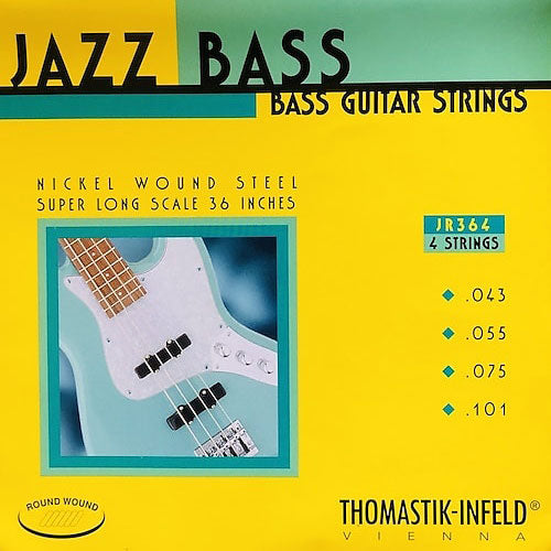 Thomastik-Infeld JR364 Jazz Rounds, 4-String Super Long .043-.101