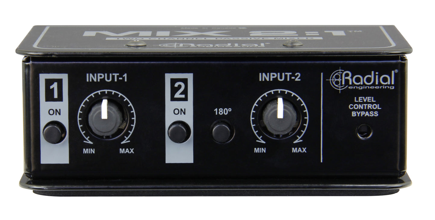 Radial Mix 2:1 Two Channel Passive Summing Mixer