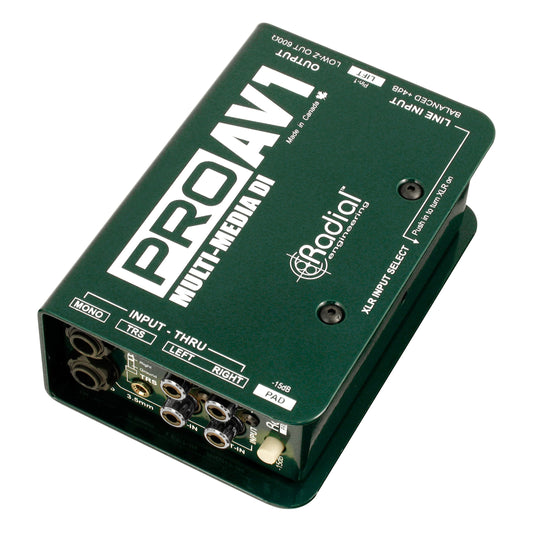 Radial ProAV1 Mono Passive Multimedia Direct Box