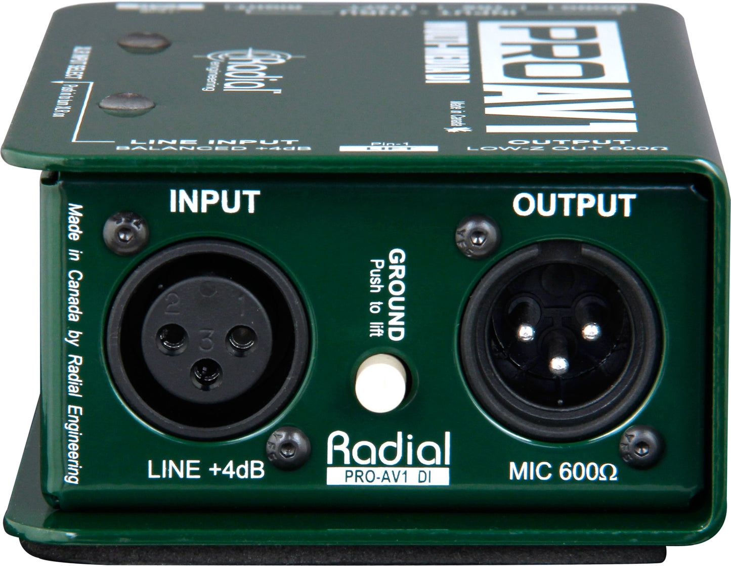 Radial ProAV1 Mono Passive Multimedia Direct Box