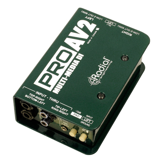 Radial ProAV2 Multimedia Stereo Passive Direct Box