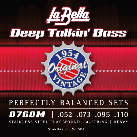 La Bella 760M Deep Talkin' Bass Flats, 1954 Original Style