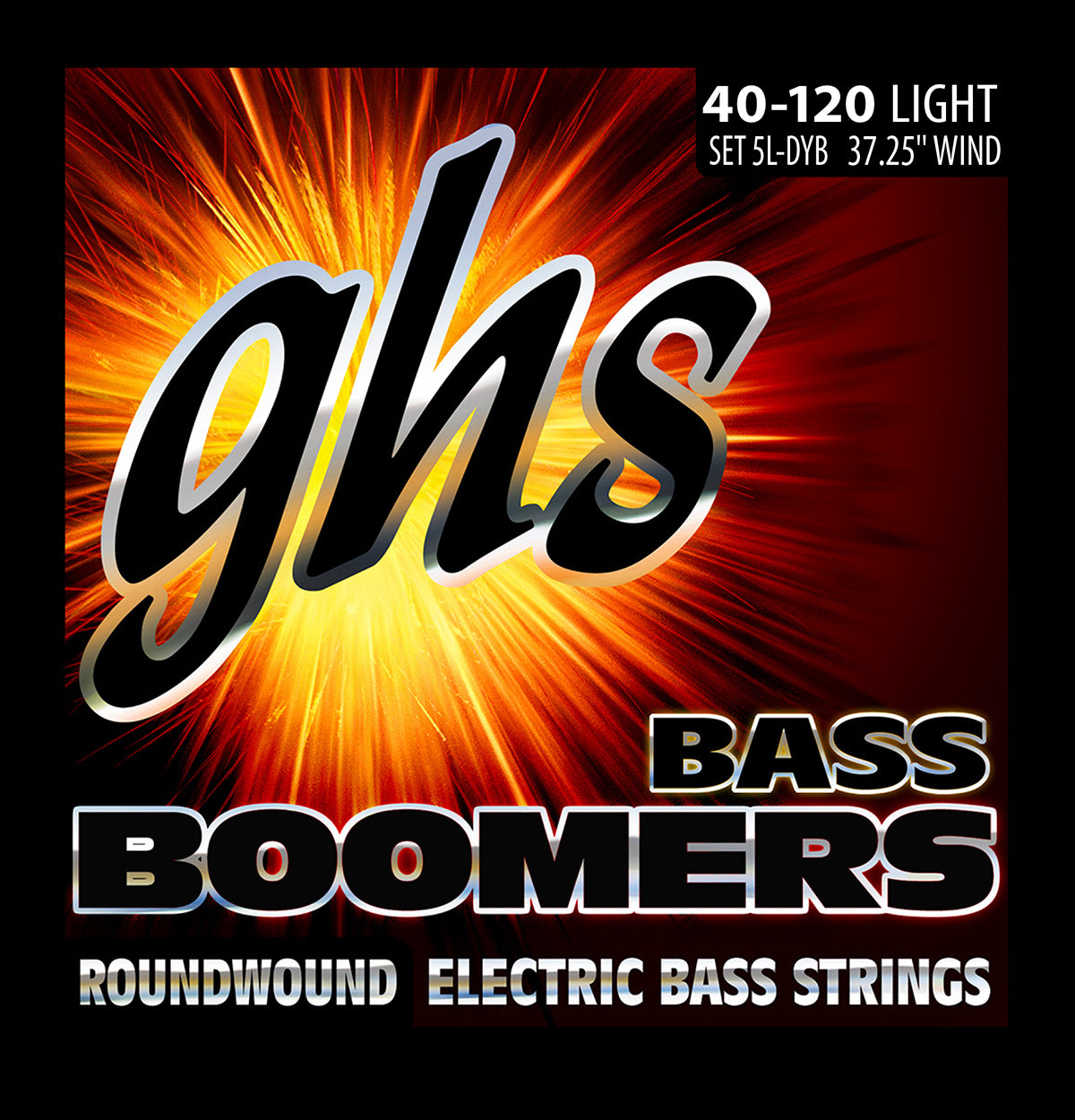 GHS Bass Boomers 5L-DYB, 5-String 40-120