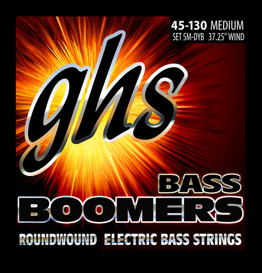 GHS Bass Boomers 5M-DYB, 5-String 45-130