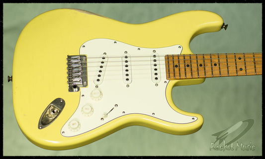 Anderson Icon Classic Mellow Yellow In Distress