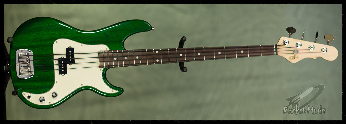 G&L Custom Shop SB-1 - Clear Forest Green