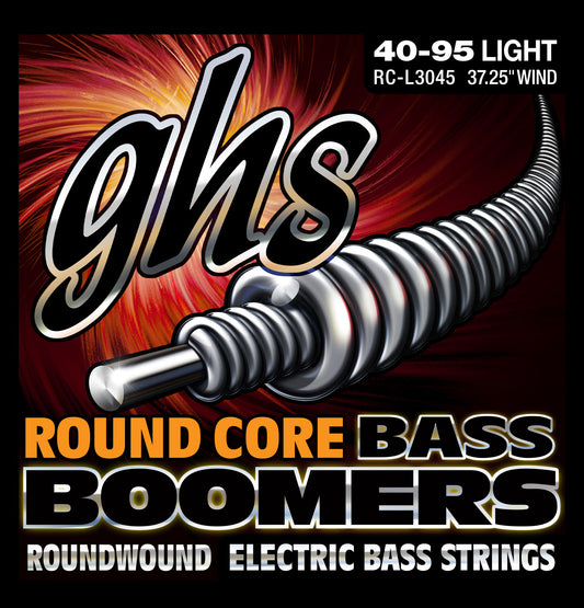 GHS Roundcore Bass Boomers, 4-String 40-95, RC-L3045