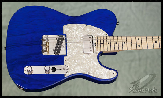 Tuttle Custom Classic T Trans Blue / Maple