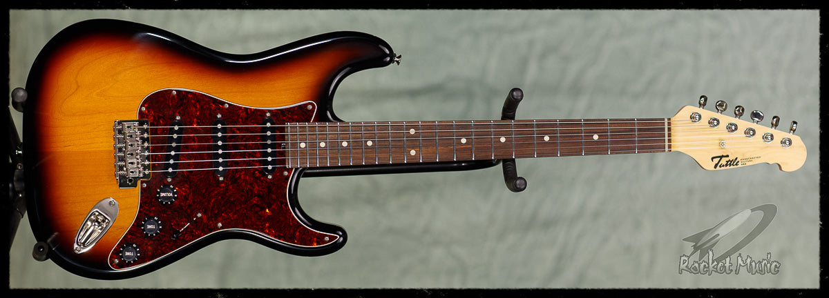 Tuttle Custom Classic S 3-Tone Sunburst Indian Rosewood