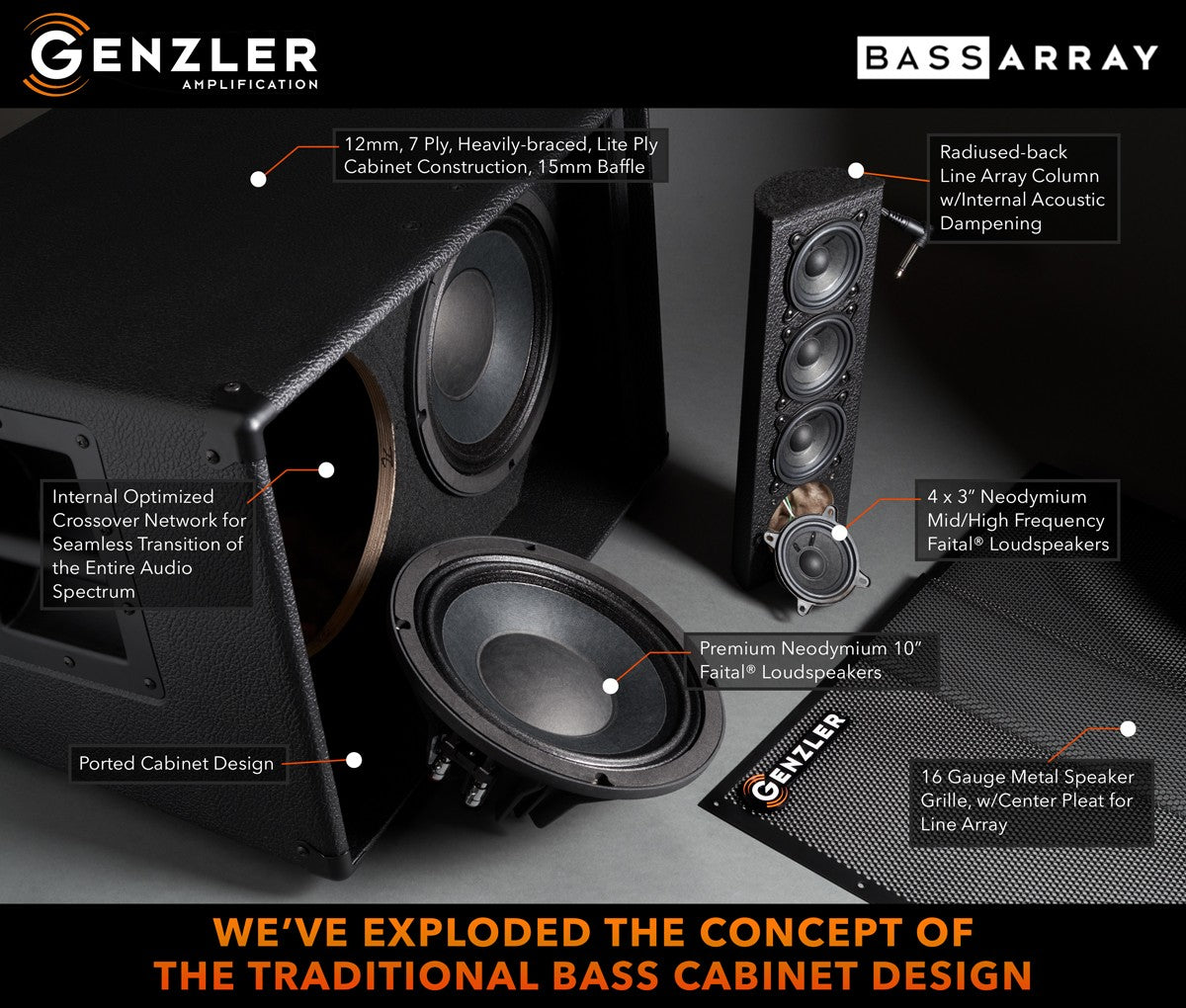 Genzler Bass Array BA210-3 STR Cabinet