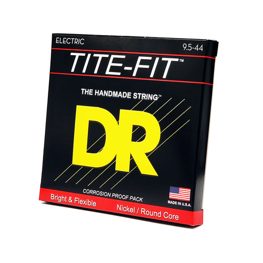 DR HT-9.5 TITE-FIT Half-Tite Nickel Electric Guitar Strings, 9.5-44
