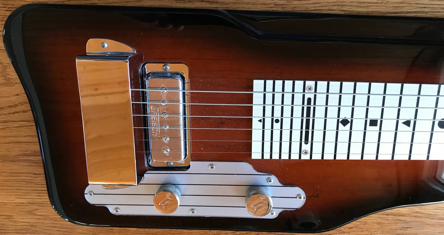 Electric Guitar (Gretsch EM) Lap Steel, Tobacco