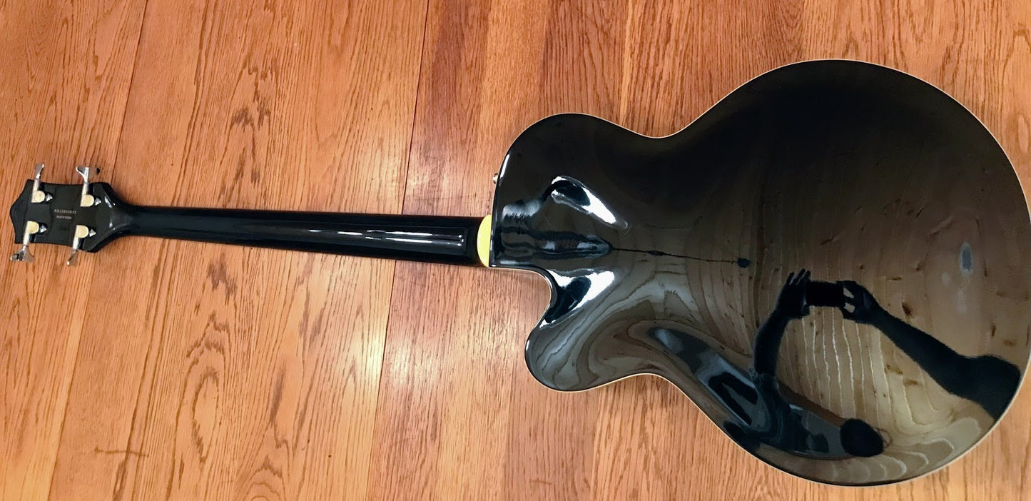 Electric Bass (Gretsch EM) Long Scale Bass, Black
