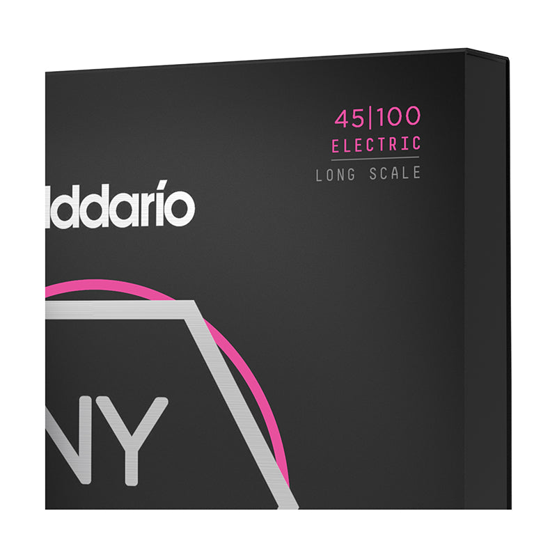 D'Addario NYXL45100 Nickel Wound Bass Guitar Strings, Regular Light, 45-100, Long Scale