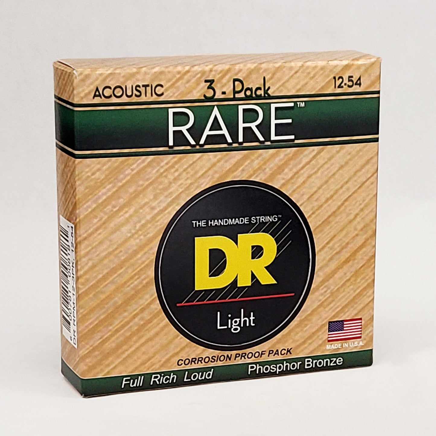 DR RMP-12-3PK Light Acoustic Guitar Strings, 3 Sets
