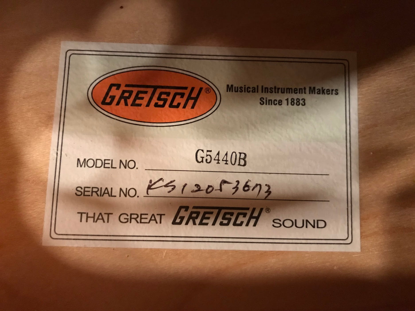 Electric Bass (Gretsch EM) Long Scale Bass, Black