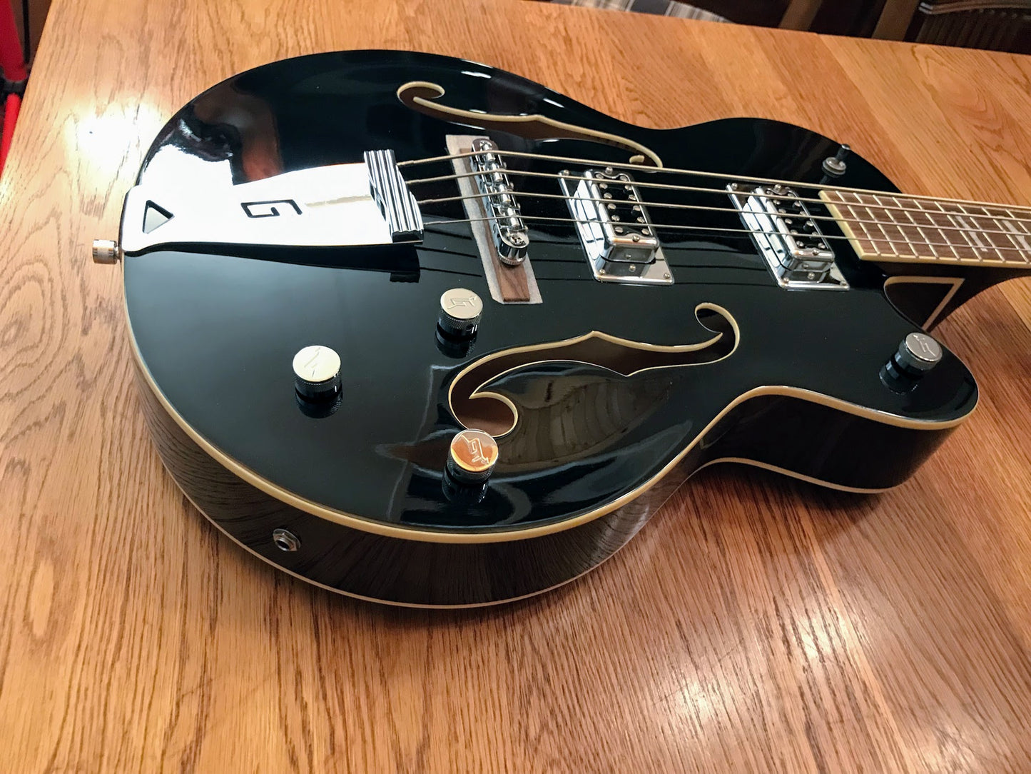 Electric Bass (Gretsch EM) Long Scale Bass, Black